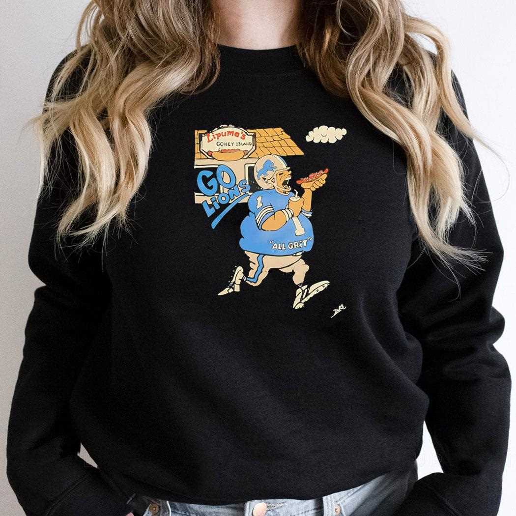 Detroit Lions All Grit Lipumas Coney Island Go Lions Shirt Detroit Lions All Grit Lipumas Coney Island Go Lions Shirt