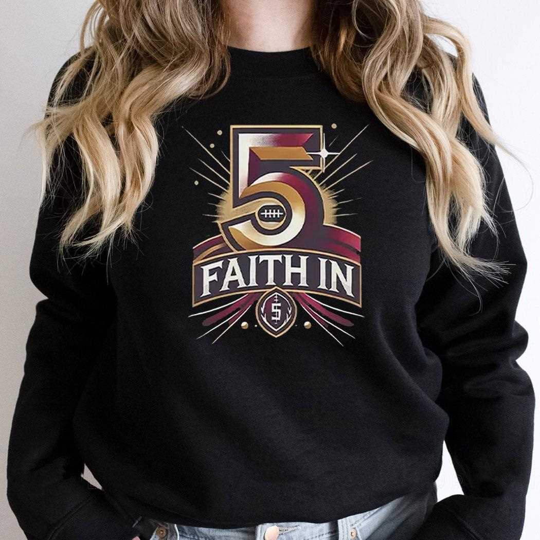 Faith In 5 Commanders Jayden Daniels Shirt Faith In 5 Commanders Jayden Daniels Shirt