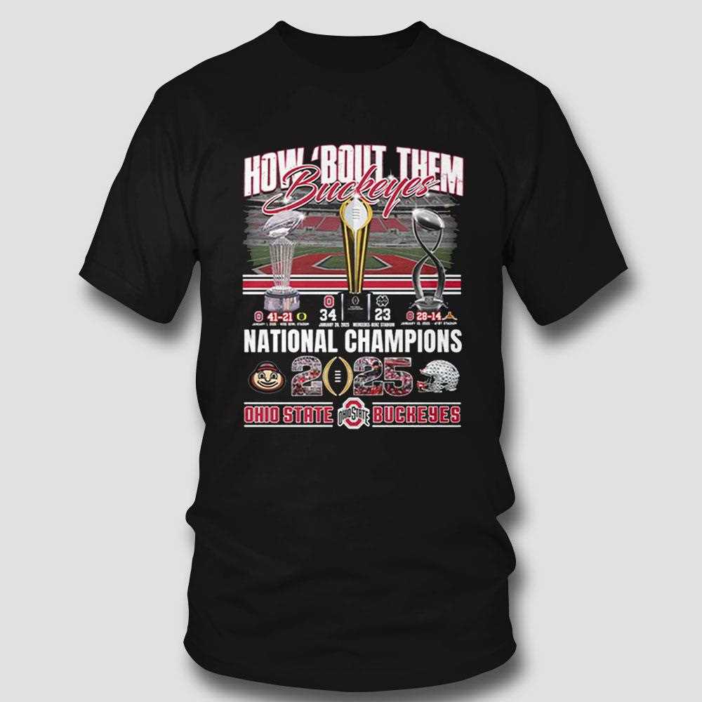 How Bout Them Buckeyes National Champions 2025 Shirt How Bout Them Buckeyes National Champions 2025 Shirt