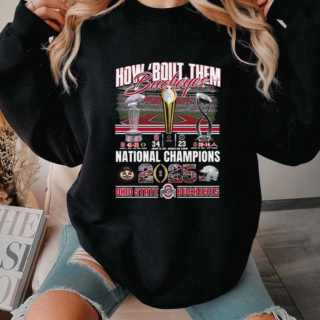 How Bout Them Buckeyes National Champions 2025 Shirt How Bout Them Buckeyes National Champions 2025 Shirt