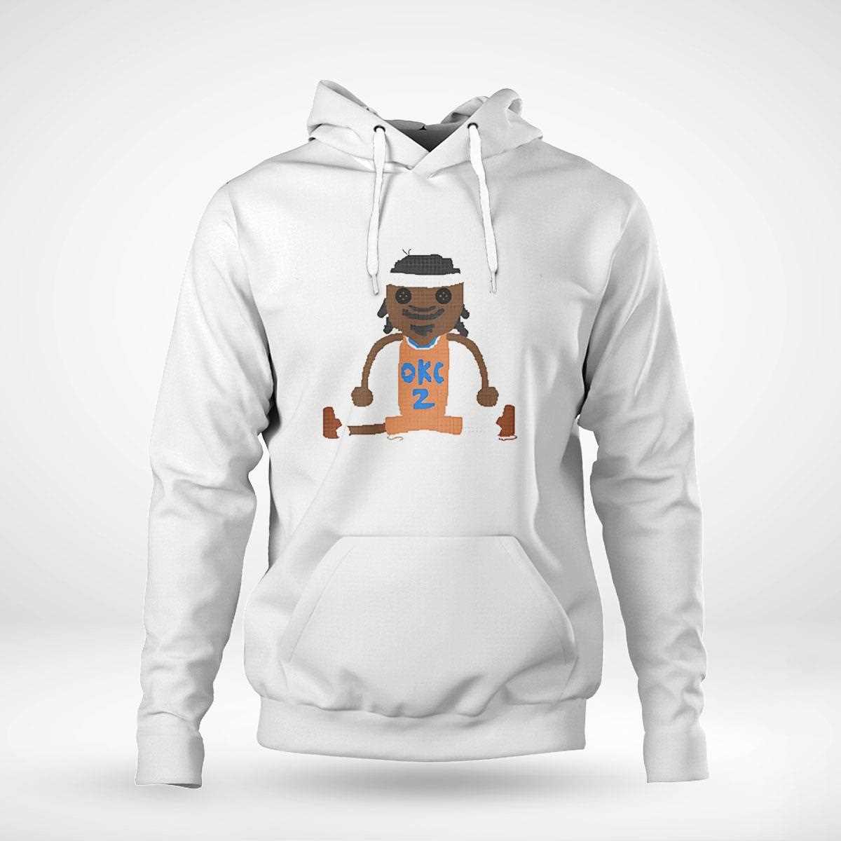 Crochet Shai Gilgeous Alexander Oklahoma City Thunder Shirt Crochet Shai Gilgeous Alexander Oklahoma City Thunder Shirt