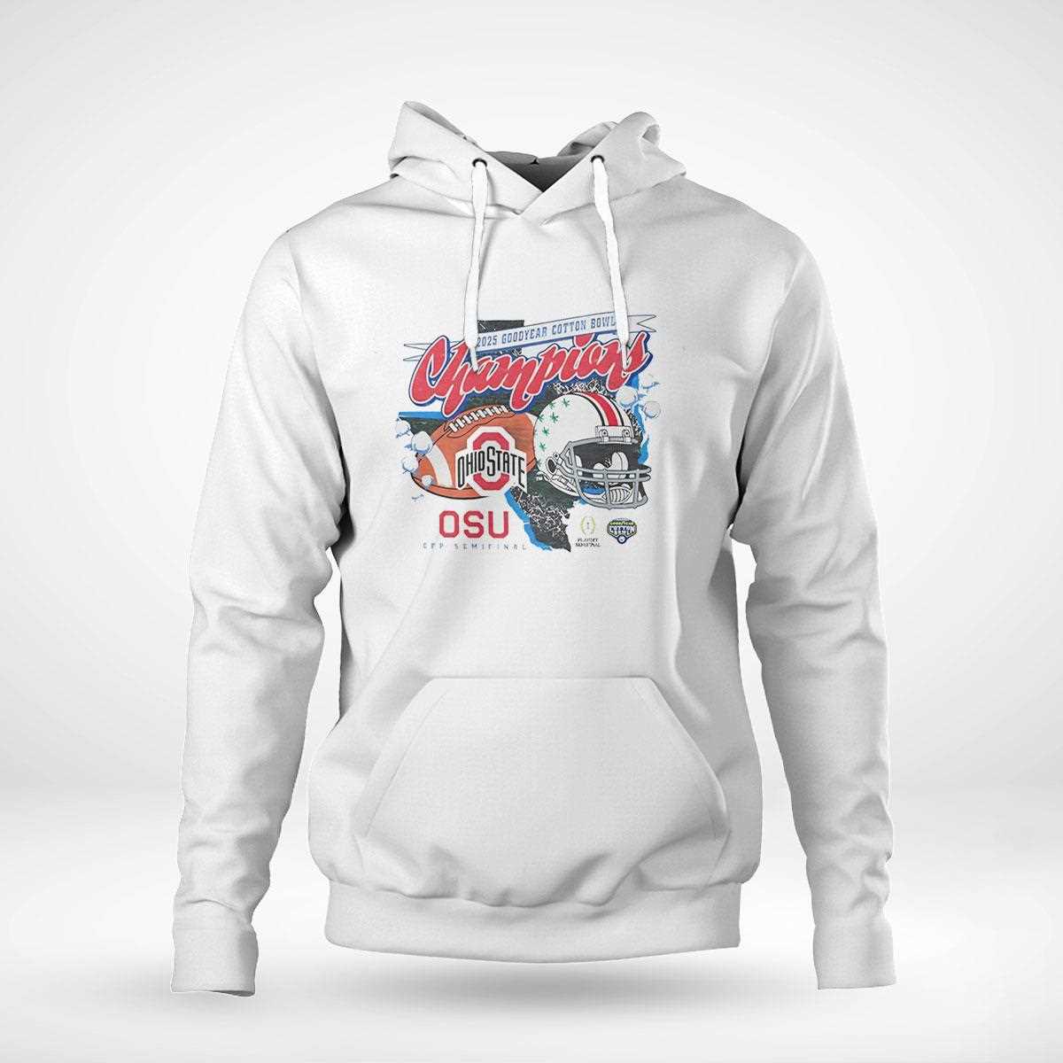 Ohio State Football Goodyear Cotton Bowl Champions 2025 Shirt Ohio State Football Goodyear Cotton Bowl Champions 2025 Shirt