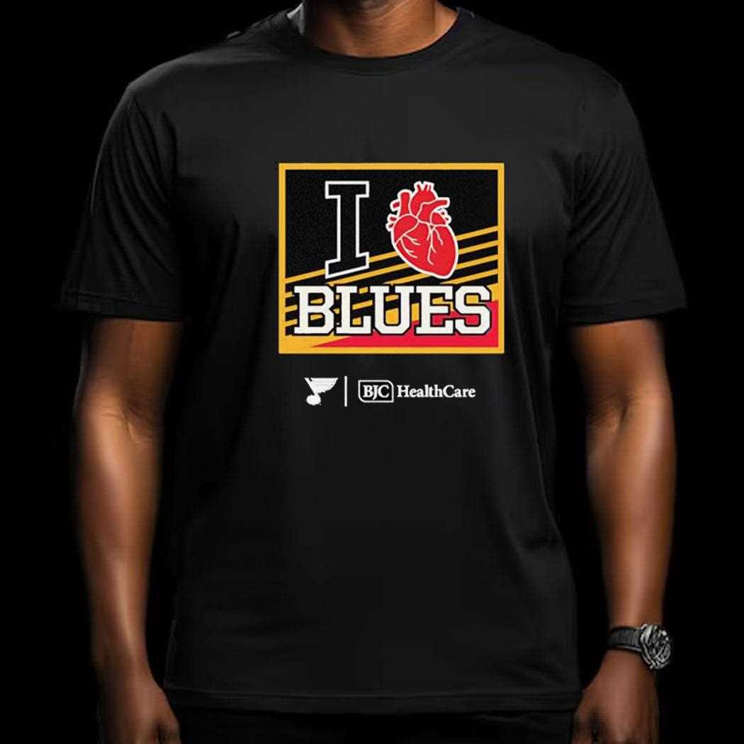 Bjc Healthcare I Heart Blues St Louis Blues Logo Shirt Shirt Bjc Healthcare I Heart Blues St Louis Blues Logo Shirt Shirt