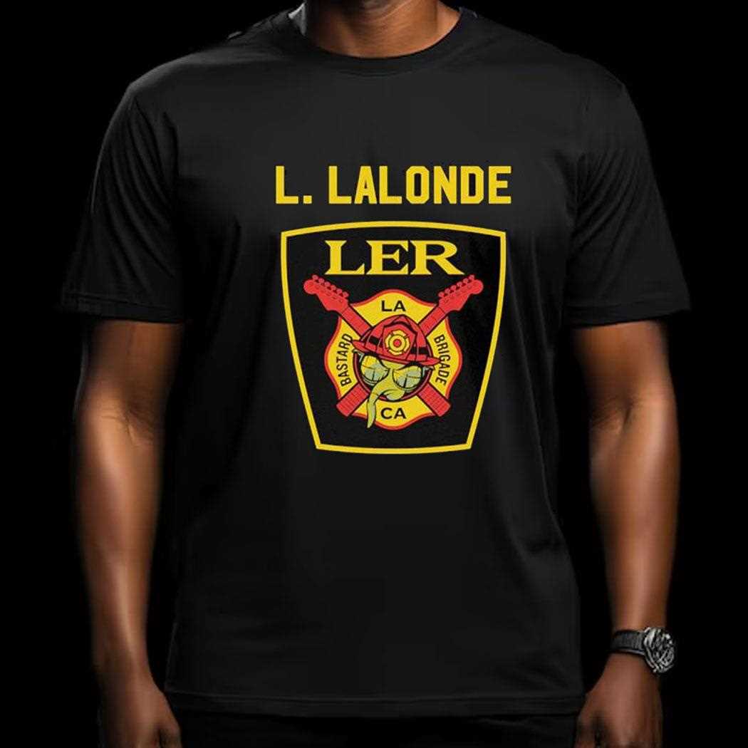 L Lalonde Ler Benefit Logo Shirt L Lalonde Ler Benefit Logo Shirt