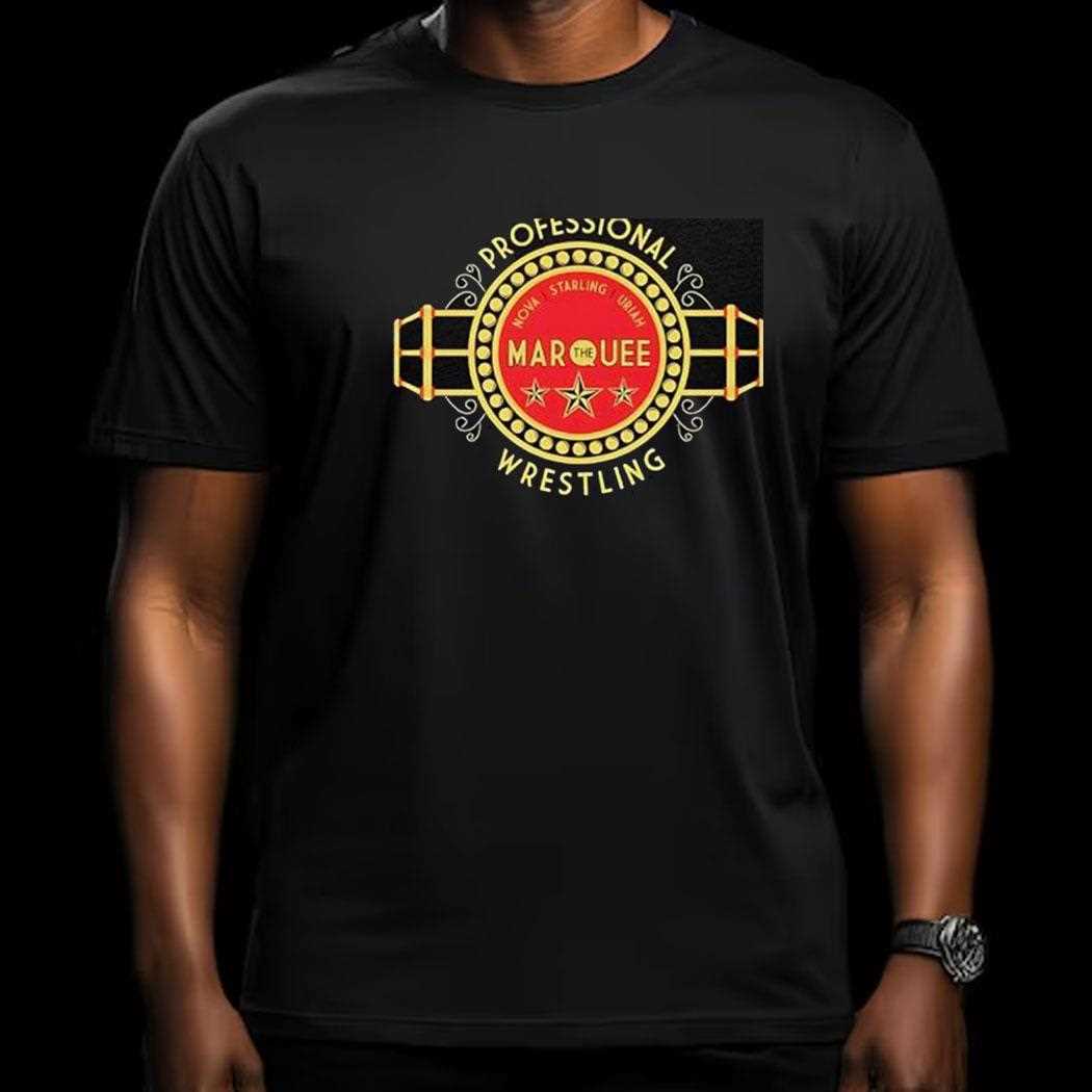 Marquee Professional Wrestling Logo Shirt