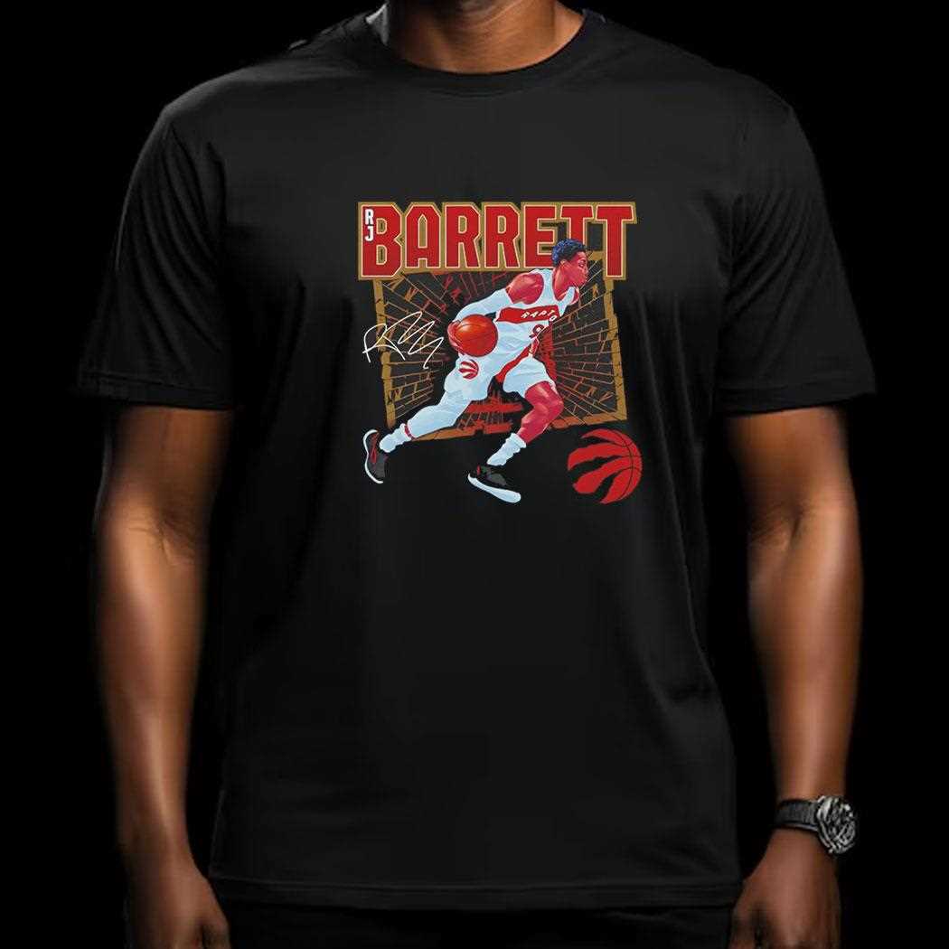 Rj Barrett Toronto Raptors Nba Basketball Shattered Signature Vintage Shirt Rj Barrett Toronto Raptors Nba Basketball Shattered Signature Vintage Shirt