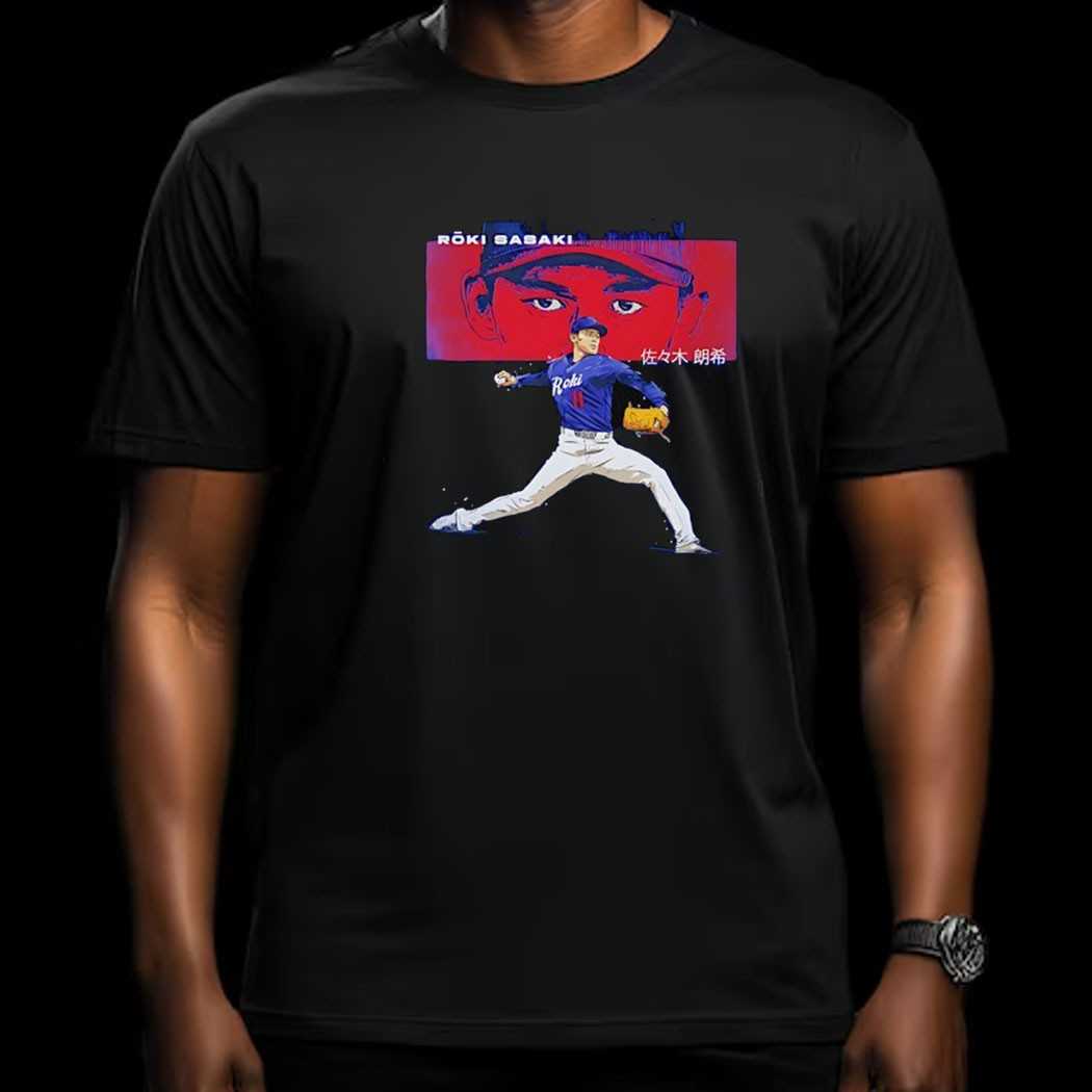 Roki Sasaki Los Angeles Dodgers Baseball Japanese Shirt Roki Sasaki Los Angeles Dodgers Baseball Japanese Shirt