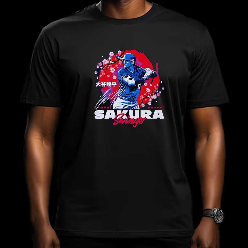 Shohei Ohtani Los Angeles Dodgers Baseball Sakura Swings Shirt