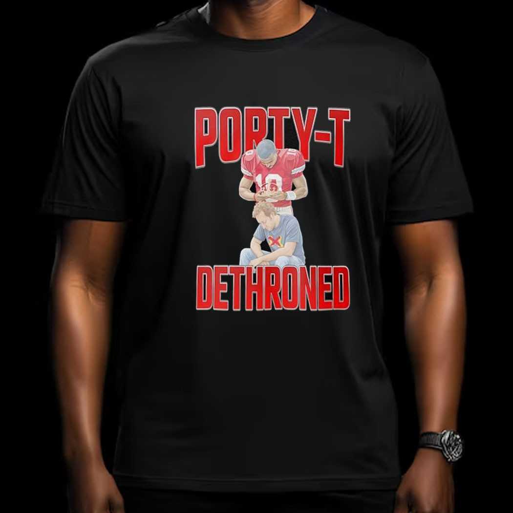 Troy Smith Porty T Dethroned Ohio State Buckeyes Football Shirt Troy Smith Porty T Dethroned Ohio State Buckeyes Football Shirt