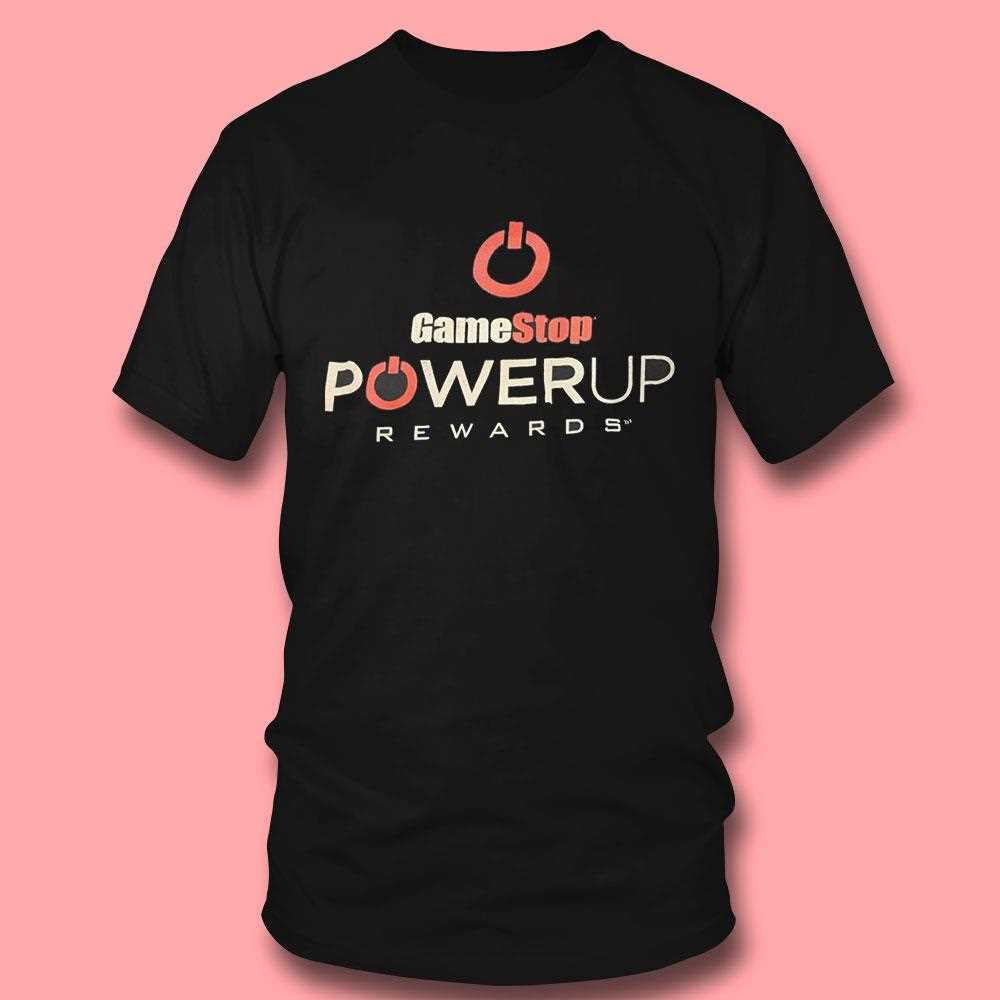 Gamestop Powerup Rewards Shirt Gamestop Powerup Rewards Shirt