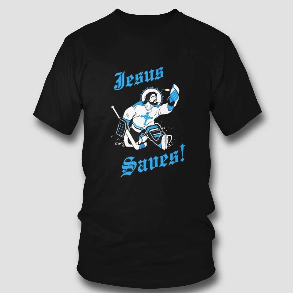 Jesus Plays Hockey Jesus Saves Christian Shirt Jesus Plays Hockey Jesus Saves Christian Shirt