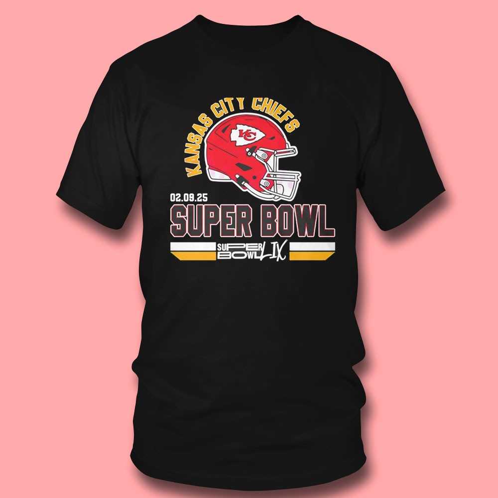 Kansas City Chiefs Super Bowl Lix Football Helmet Shirt Kansas City Chiefs Super Bowl Lix Football Helmet Shirt