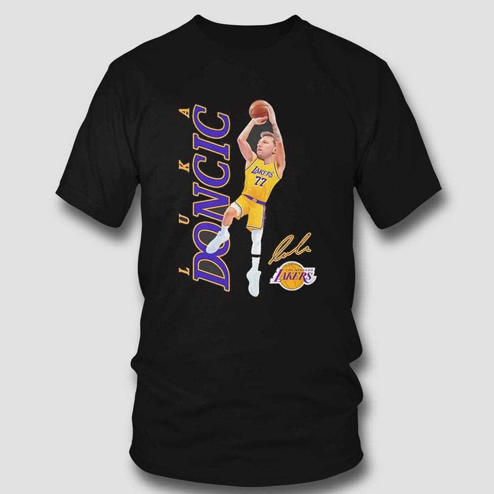Luka Doncic Los Angeles Lakers Nba Basketball Signatures Shirt Luka Doncic Los Angeles Lakers Nba Basketball Signatures Shirt