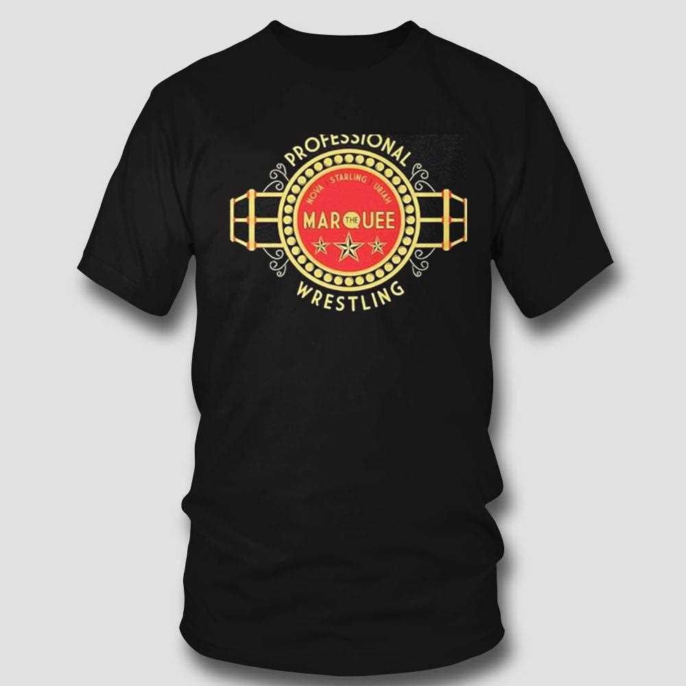 Marquee Professional Wrestling Logo Shirt Marquee Professional Wrestling Logo Shirt