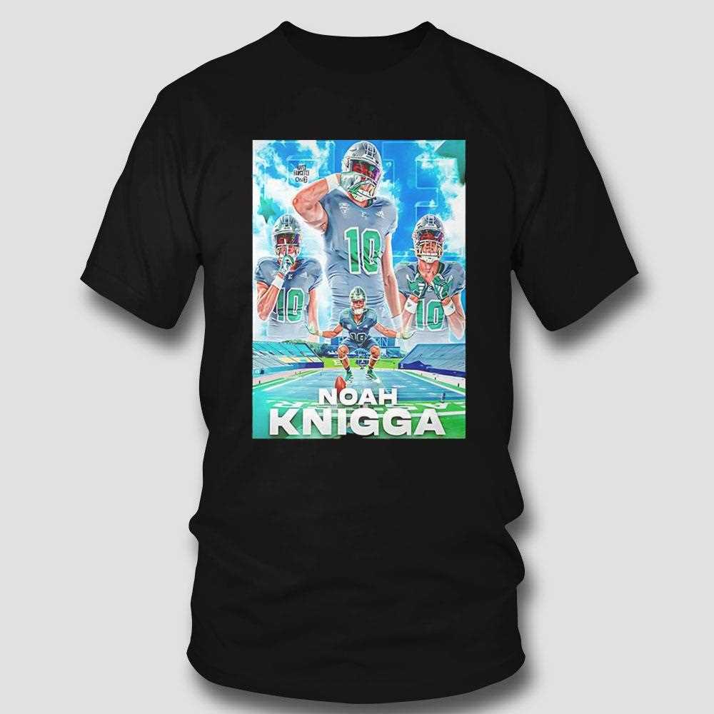 Noah Knigga Eastern Michigan Football Poster Shirt Noah Knigga Eastern Michigan Football Poster Shirt