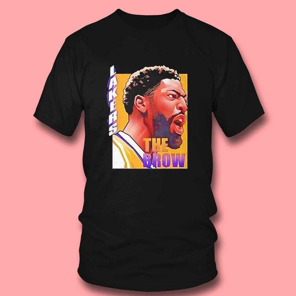 The Brow Anthony Davis Los Angeles Lakers Portraishirt The Brow Anthony Davis Los Angeles Lakers Portraishirt