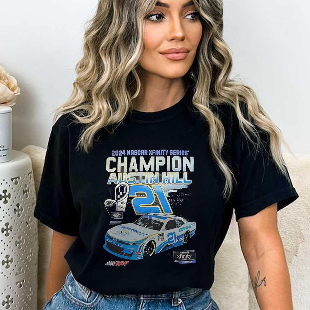 Austin Hill 2024 Nhscar Xfinity Series Champion Shirt Austin Hill 2024 Nhscar Xfinity Series Champion Shirt