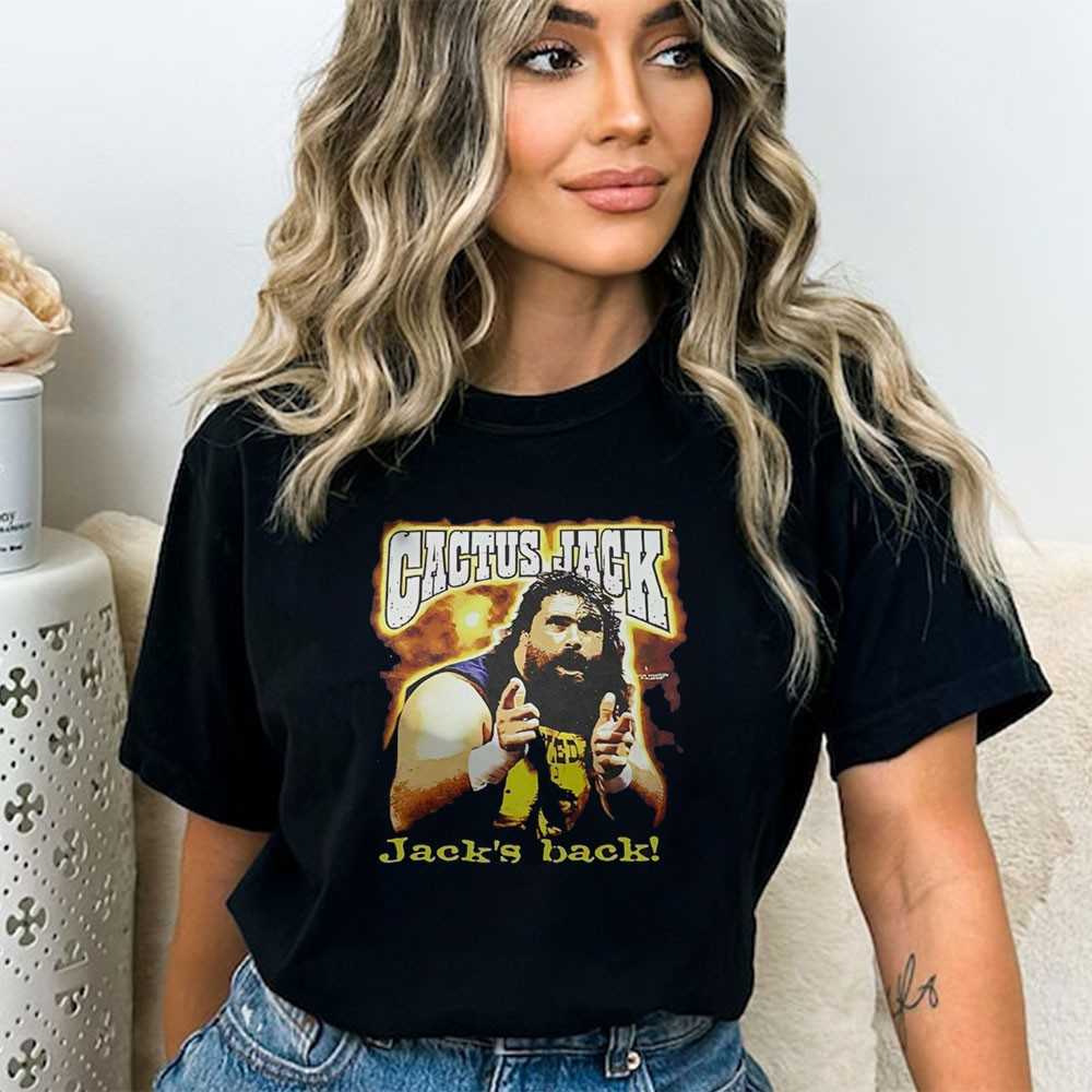 Cactus Jack Wwf Jacks Back Vintage Shirt Cactus Jack Wwf Jacks Back Vintage Shirt