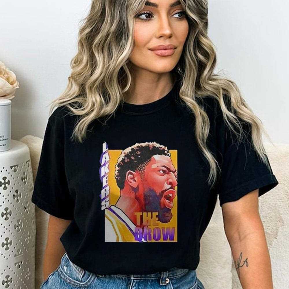 The Brow Anthony Davis Los Angeles Lakers Portraishirt The Brow Anthony Davis Los Angeles Lakers Portraishirt