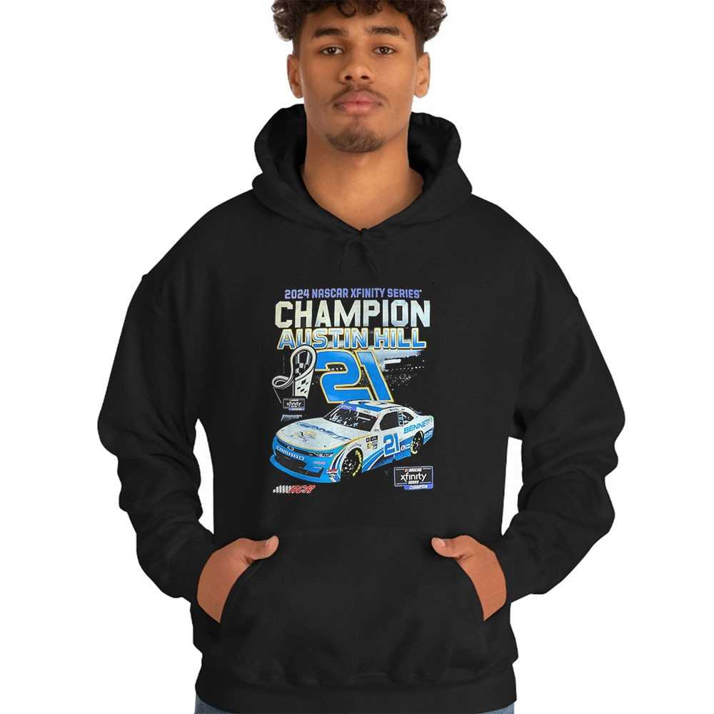 Austin Hill 2024 Nhscar Xfinity Series Champion Shirt Austin Hill 2024 Nhscar Xfinity Series Champion Shirt
