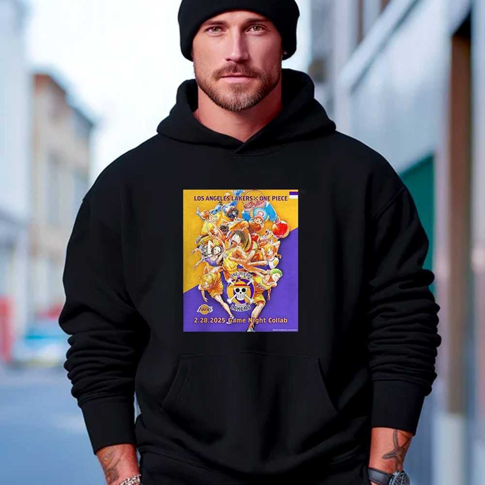 Los Angeles Lakers X One Piece Game Night Collab 2025 Shirt Los Angeles Lakers X One Piece Game Night Collab 2025 Shirt