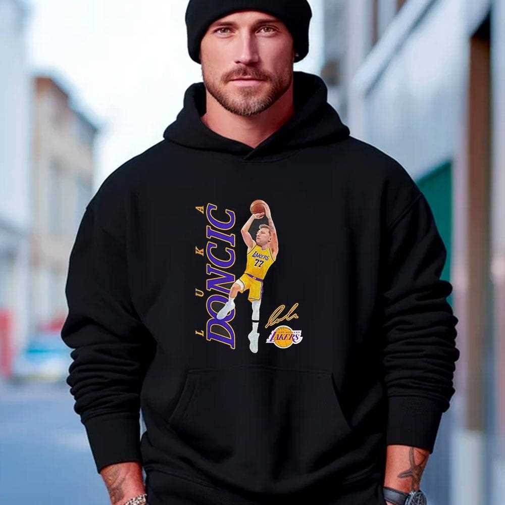 Luka Doncic Los Angeles Lakers Nba Basketball Signatures Shirt Luka Doncic Los Angeles Lakers Nba Basketball Signatures Shirt