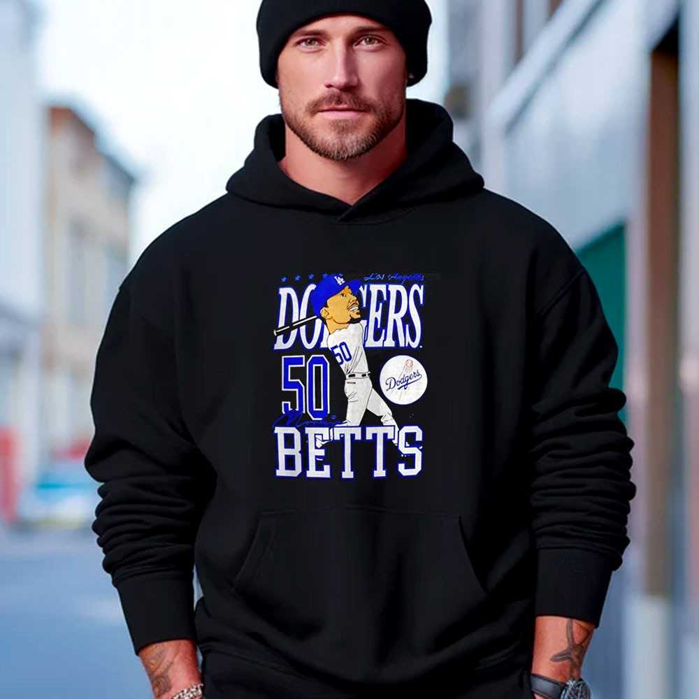 Mookie Betts 50 Los Angeles Dodgers Baseball Shirt Mookie Betts 50 Los Angeles Dodgers Baseball Shirt