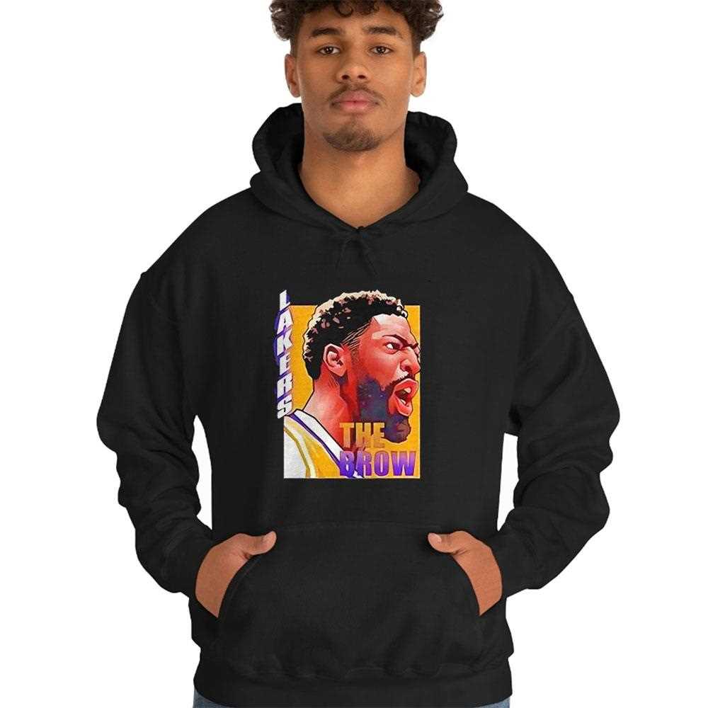The Brow Anthony Davis Los Angeles Lakers Portraishirt The Brow Anthony Davis Los Angeles Lakers Portraishirt