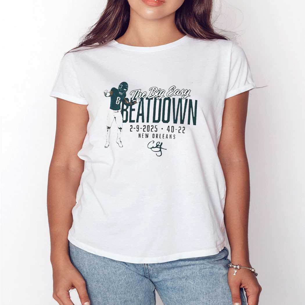 Cj Gardner Johnson The Big Easy Beatdown Eagles Beats Chiefs 40 22 Bta Shirt Cj Gardner Johnson The Big Easy Beatdown Eagles Beats Chiefs 40 22 Bta Shirt