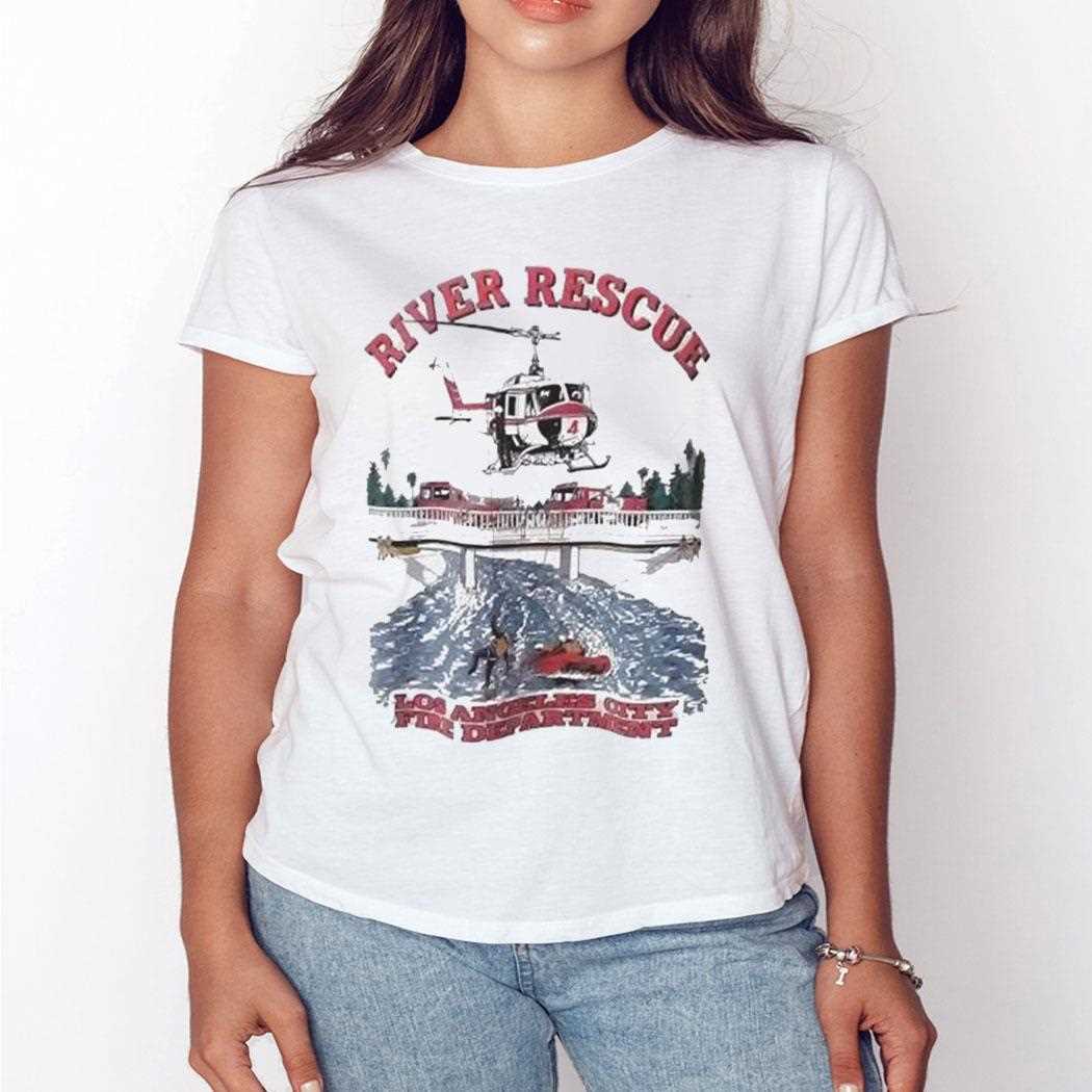 River Rescue Los Angeles City Fire Department Shirt River Rescue Los Angeles City Fire Department Shirt