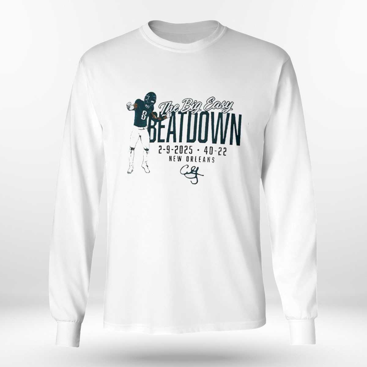 Cj Gardner Johnson The Big Easy Beatdown Eagles Beats Chiefs 40 22 Bta Shirt Cj Gardner Johnson The Big Easy Beatdown Eagles Beats Chiefs 40 22 Bta Shirt