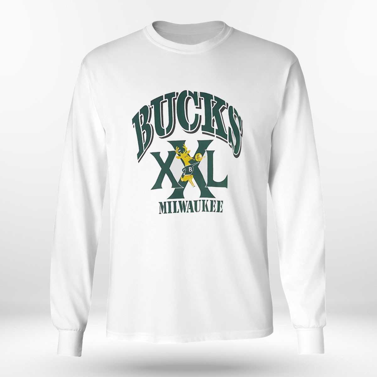 Milwaukee Bucks Xxl Nba Spell Out Vintage Shirt Milwaukee Bucks Xxl Nba Spell Out Vintage Shirt