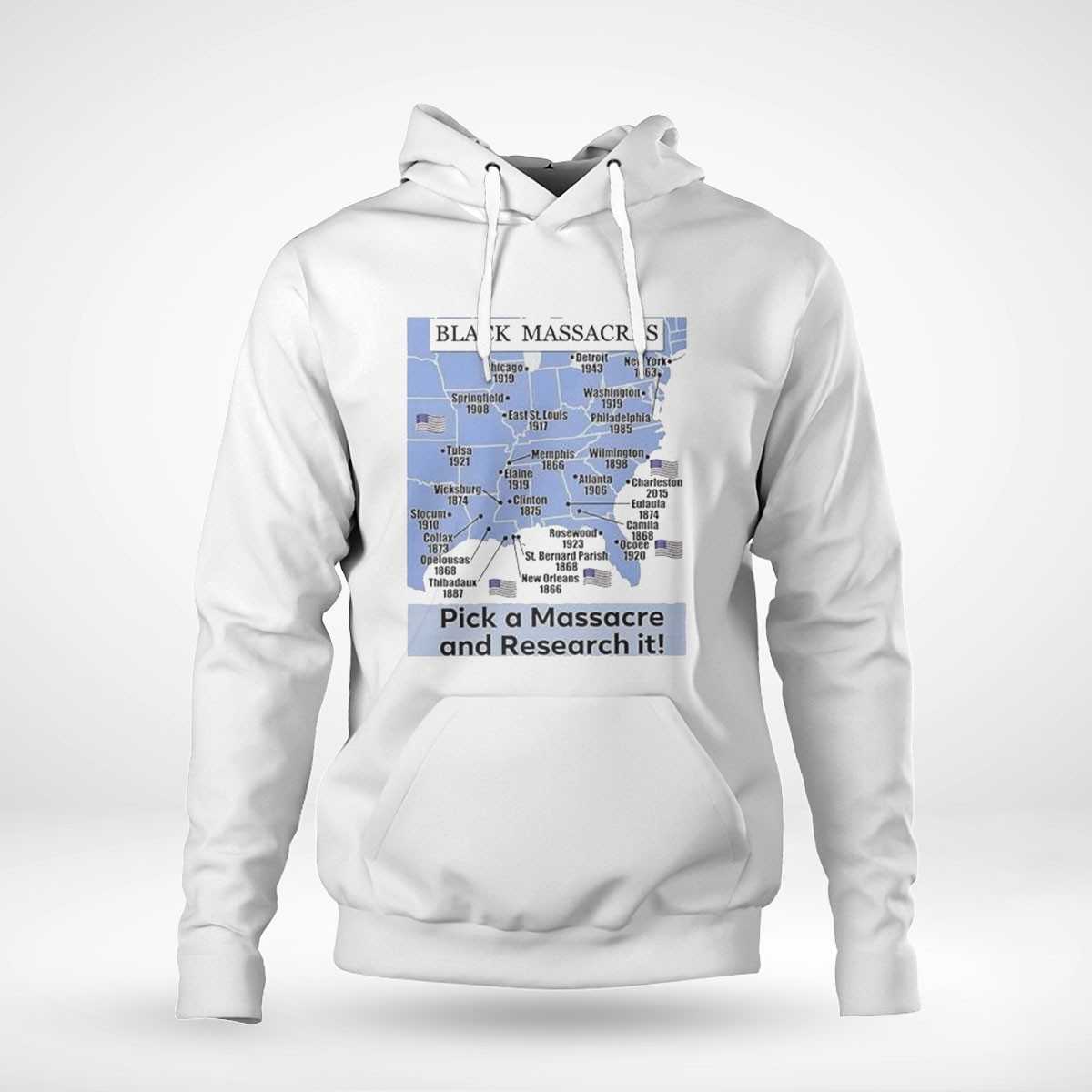 Black Massacres Pick A Massacres And Research It Shirt Black Massacres Pick A Massacres And Research It Shirt