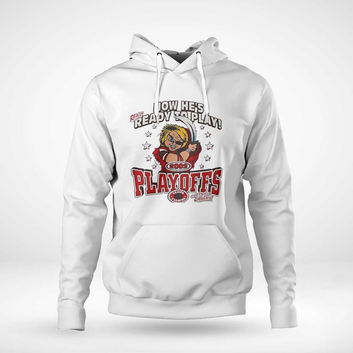 Chucky Now Hes Really Ready To Play Tampa Bay Buccaneers Playoffs 2002 Vintage Shirt Chucky Now Hes Really Ready To Play Tampa Bay Buccaneers Playoffs 2002 Vintage Shirt