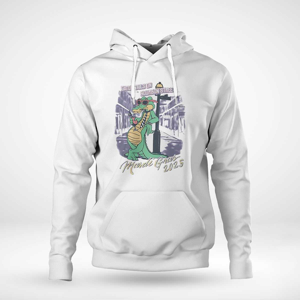 Gator Tails On Bourbon Street Mardi Gras 2025 Shirt Gator Tails On Bourbon Street Mardi Gras 2025 Shirt