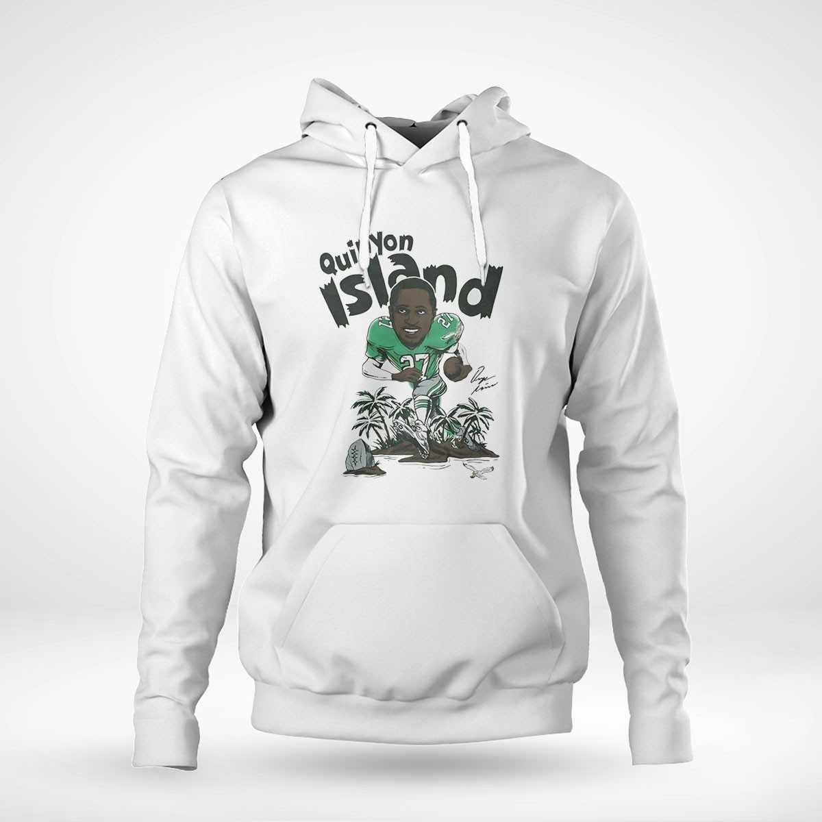 Philadelphia Eagles Quinyon Mitchell Island Signature Vintage Shirt Philadelphia Eagles Quinyon Mitchell Island Signature Vintage Shirt