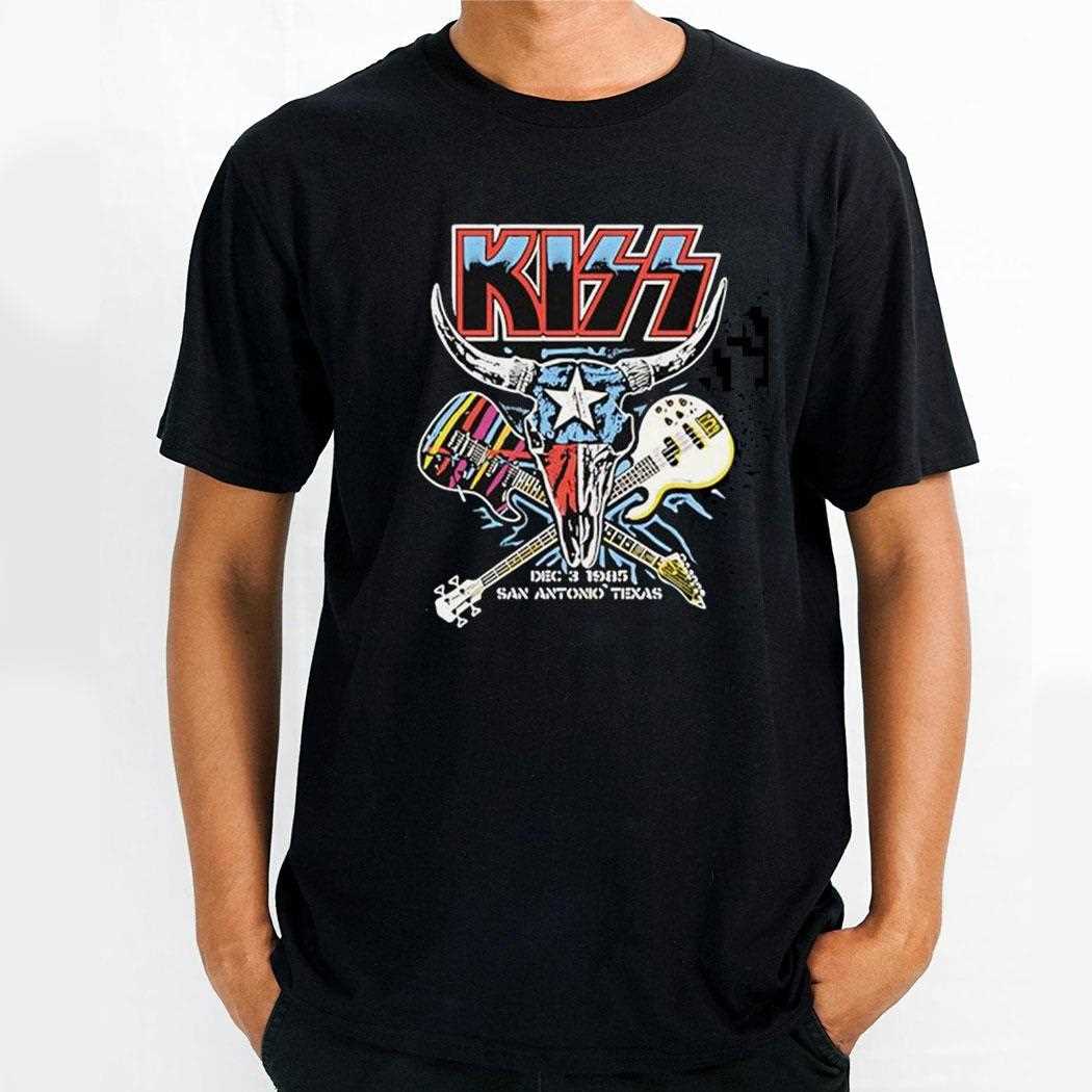 Kiss San Antonio Texas 1985 Shirt Kiss San Antonio Texas 1985 Shirt