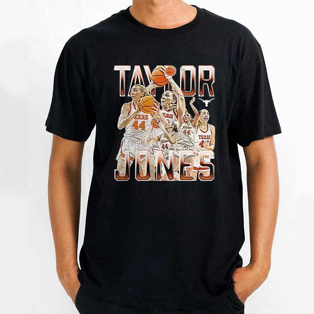 Taylor Jones Texas Longhorns Basketball Multi Action Shirt