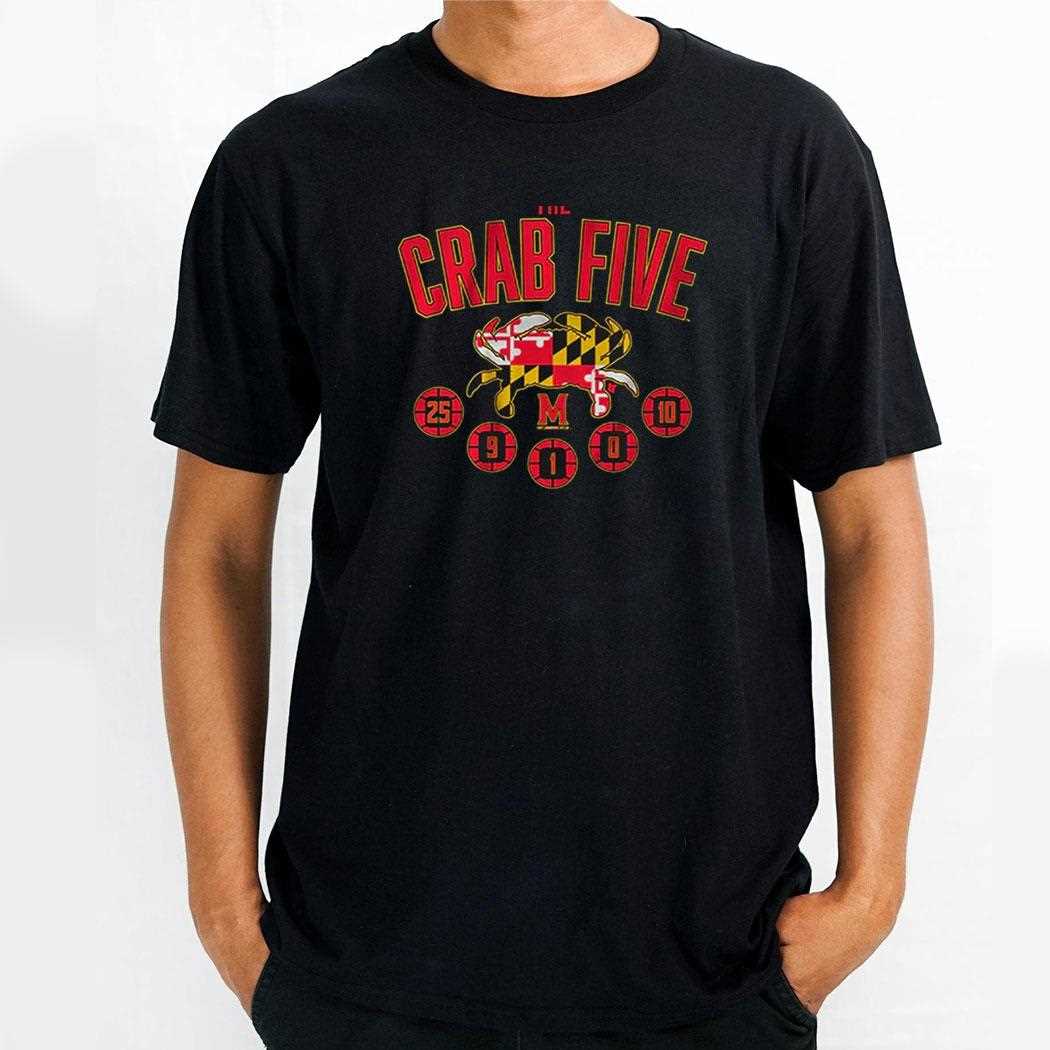The Crab Five Lineup Crab 5 Shirt The Crab Five Lineup Crab 5 Shirt