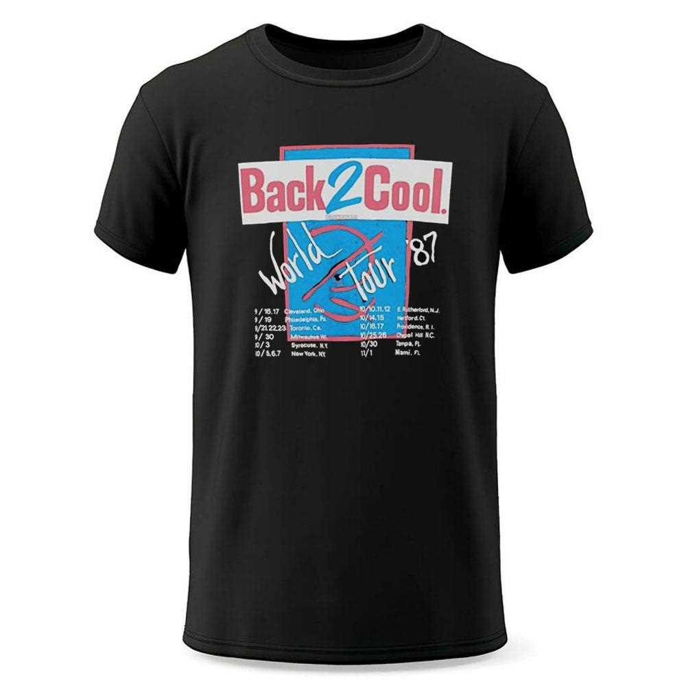Back 2 Cool World Tour 1987 Shirt Back 2 Cool World Tour 1987 Shirt