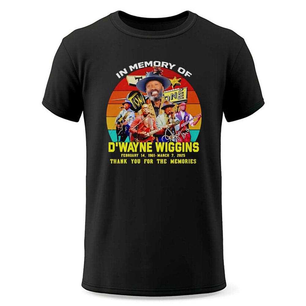 Dwayne Wiggins In Memory Of Thank You For The Memories Shirt Dwayne Wiggins In Memory Of Thank You For The Memories Shirt