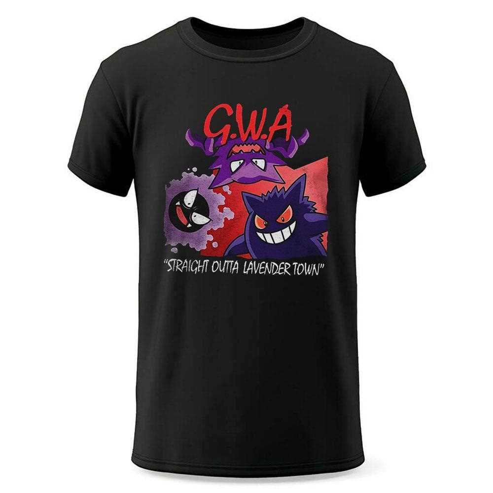 Gastly Haunter And Gengar X Nwas Straight Outta Compton Straight Outta Lavender Town Shirt Gastly Haunter And Gengar X Nwas Straight Outta Compton Straight Outta Lavender Town Shirt