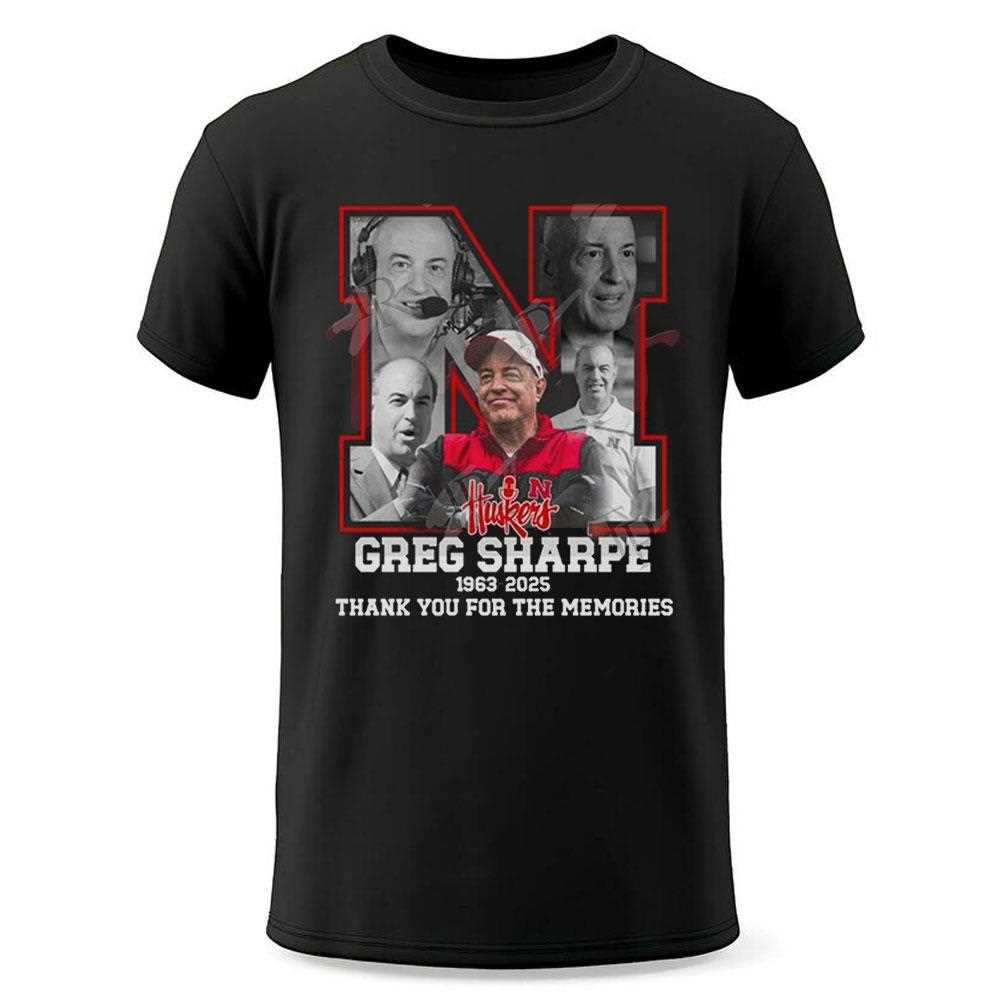 Greg Sharpe 1963 2025 Thank You For The Memories Shirt Greg Sharpe 1963 2025 Thank You For The Memories Shirt