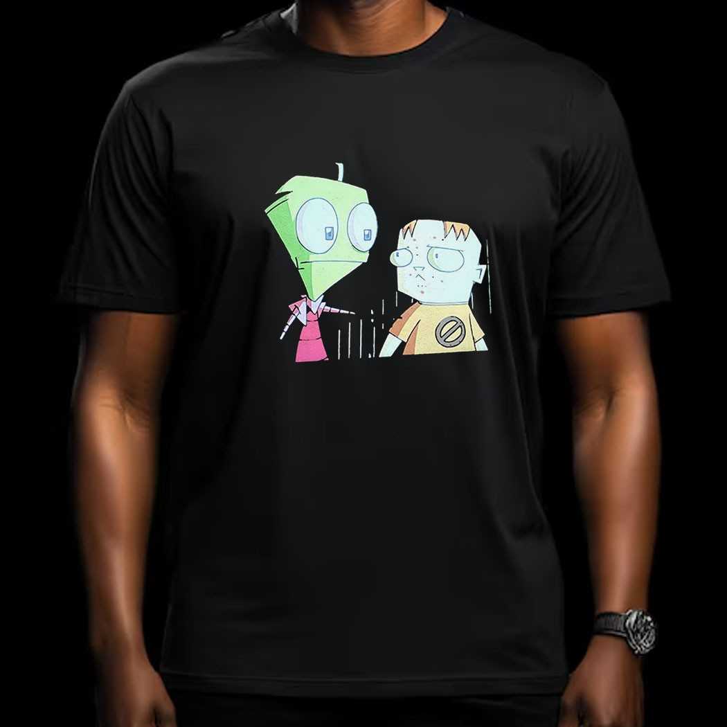 Invader Zim And Zootch Cartoon Scene Shirt Invader Zim And Zootch Cartoon Scene Shirt