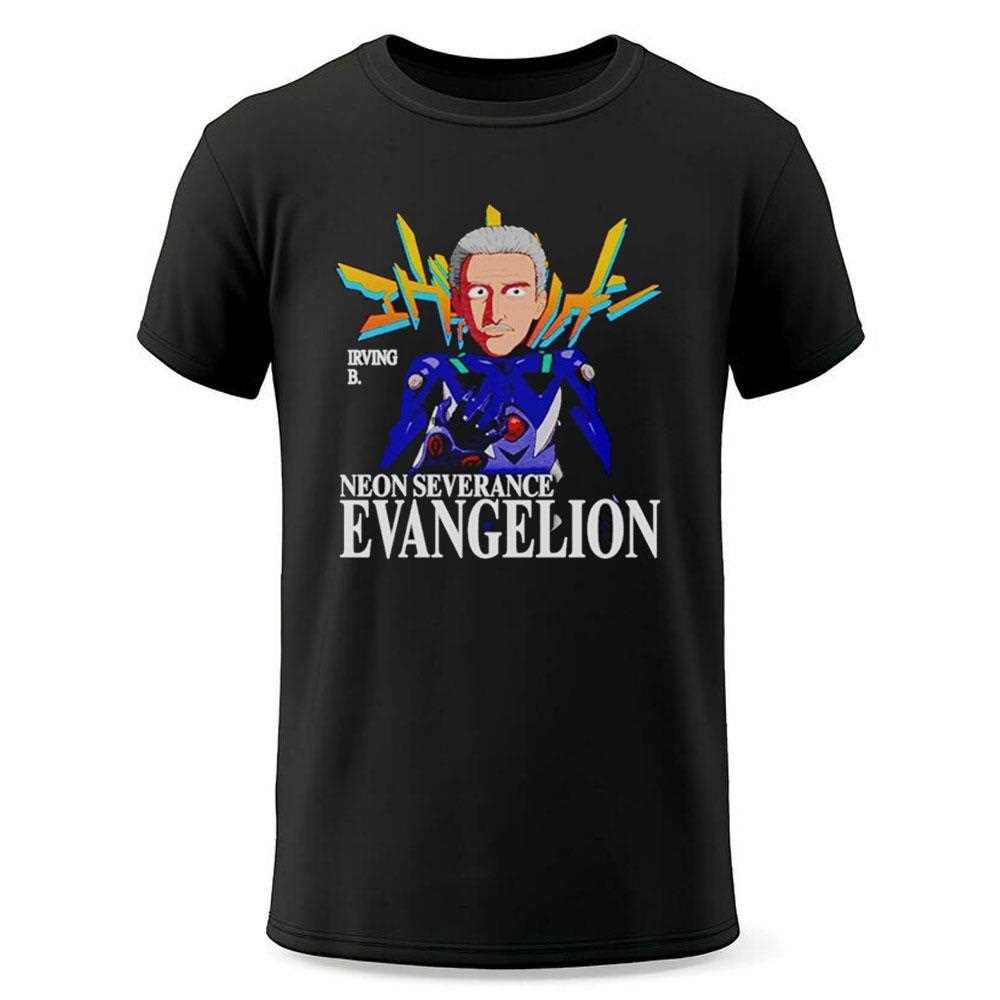 Irving B Anime Neon Severance Evangelion Shikrt Shirt Irving B Anime Neon Severance Evangelion Shikrt Shirt