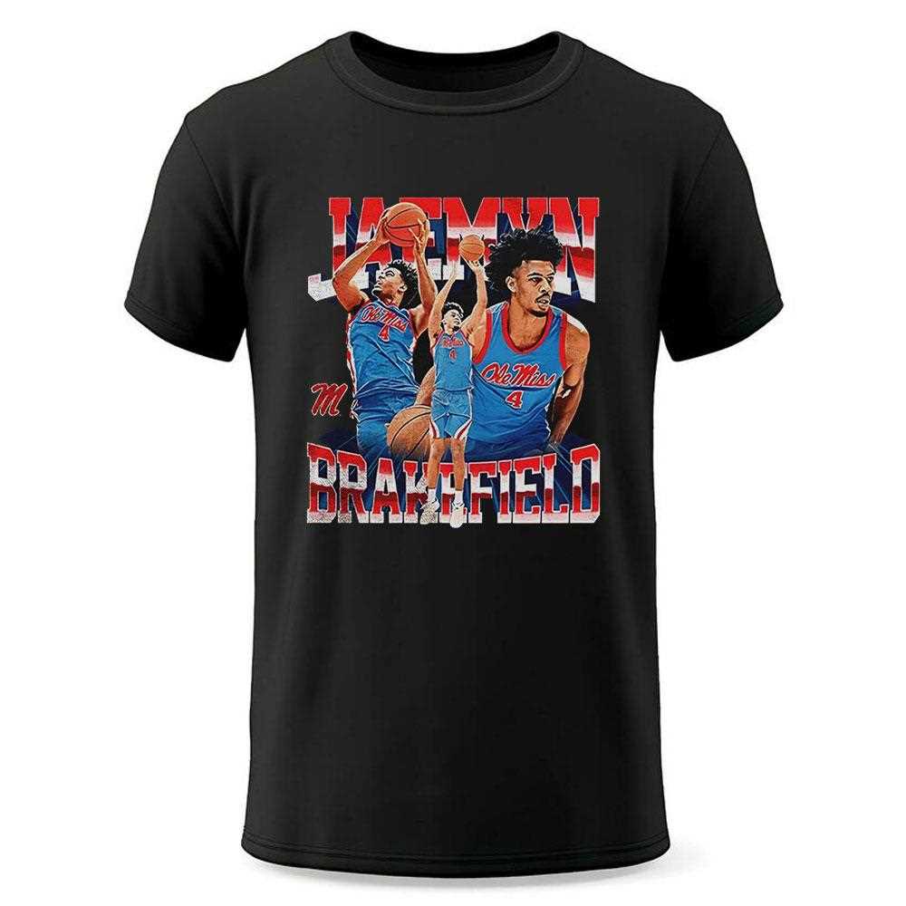 Jaemyn Brakefield Ole Miss Rebels Basketball Dynamic Play Shirt Jaemyn Brakefield Ole Miss Rebels Basketball Dynamic Play Shirt