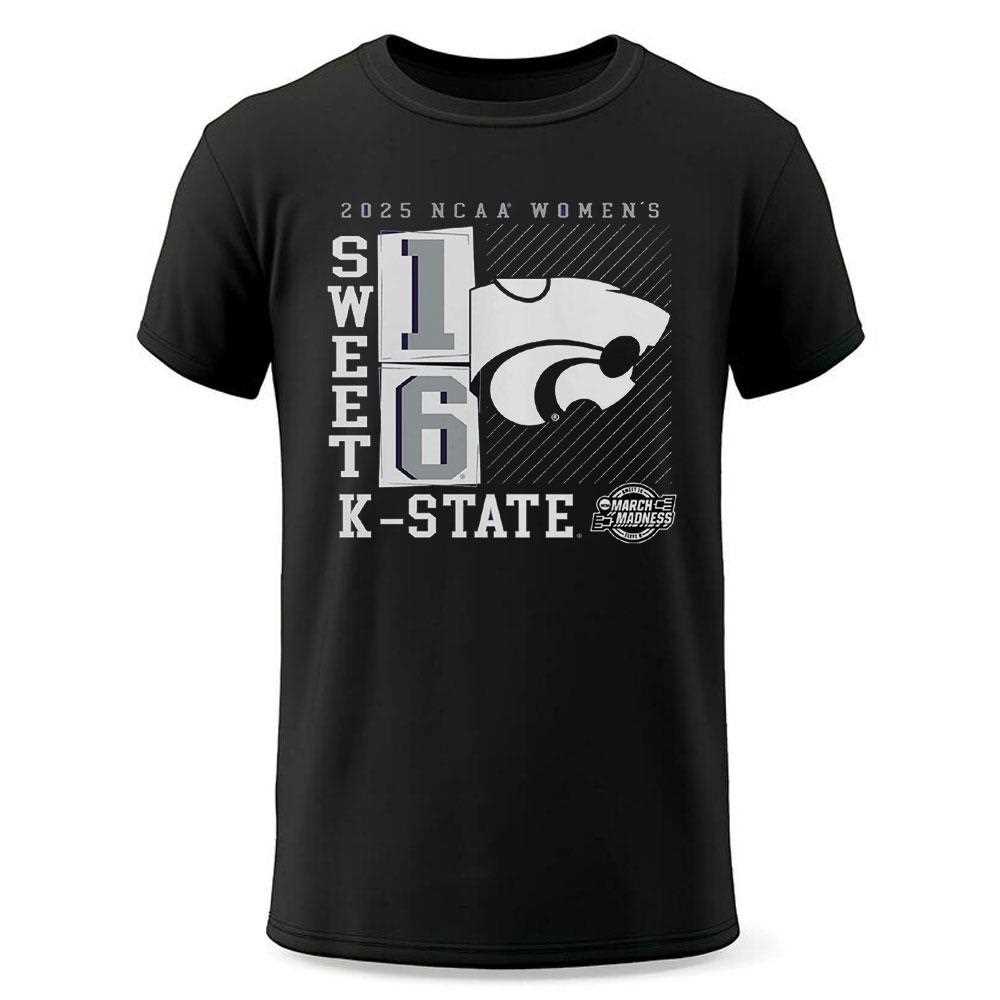 Kansas State Wildcats 2025 Ncaa Womens Basketball March Madness Sweet 16 No Look Pass Shirt Kansas State Wildcats 2025 Ncaa Womens Basketball March Madness Sweet 16 No Look Pass Shirt