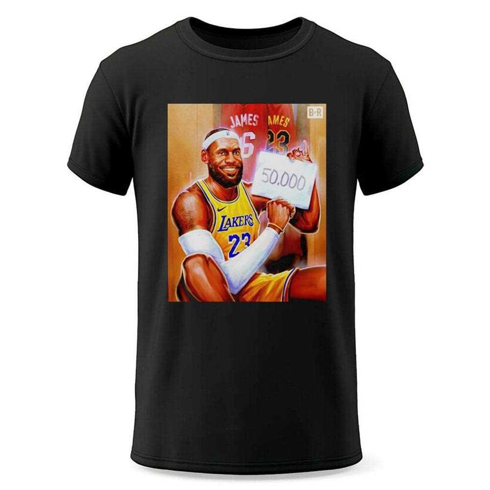 Lebron Becomes First Player In Nba History To Score 50k Career Points Shirt Lebron Becomes First Player In Nba History To Score 50k Career Points Shirt
