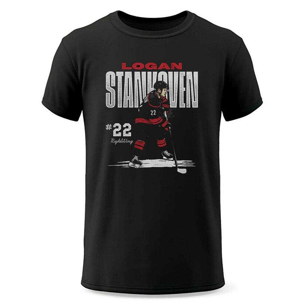 Logan Stankoven Carolina Hurricanes Nhl Hockey Poster Vintage Shirt Logan Stankoven Carolina Hurricanes Nhl Hockey Poster Vintage Shirt