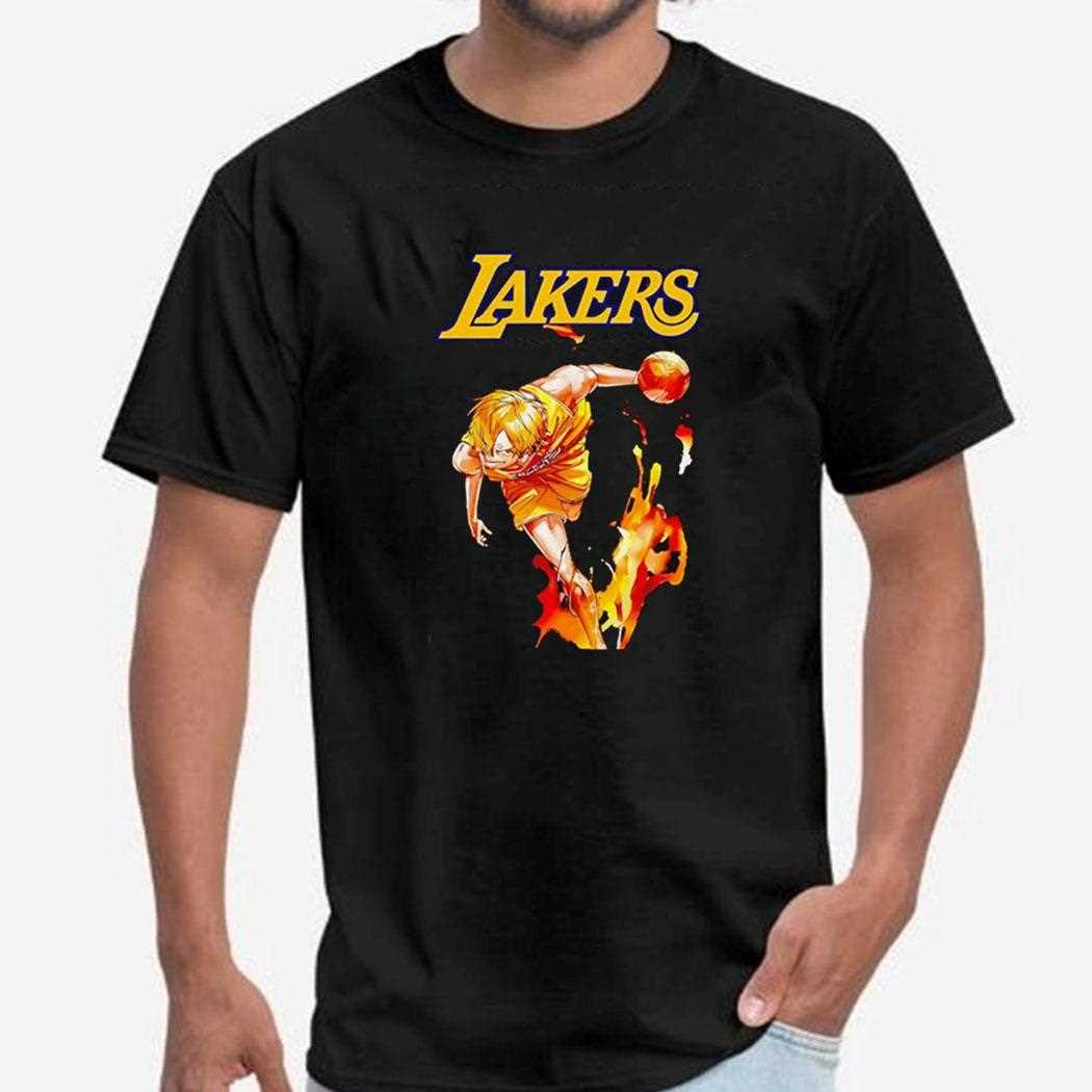 Los Angeles Lakers X One Piece Chopper Nba Shirt Los Angeles Lakers X One Piece Chopper Nba Shirt